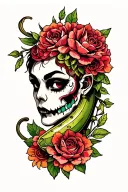 Cornicello tattoo design idea