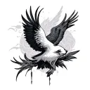 surrender tattoo design idea