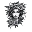 surrender tattoo design idea