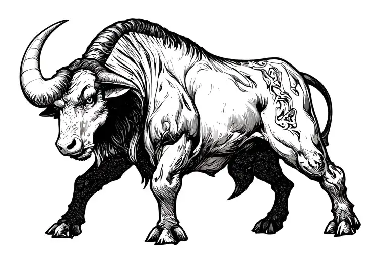 Minotaur tattoo design idea