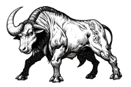 Minotaur tattoo design idea