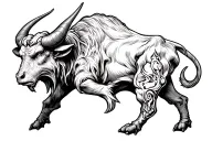 Minotaur tattoo design idea