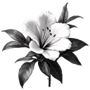 Oleander tattoo design idea