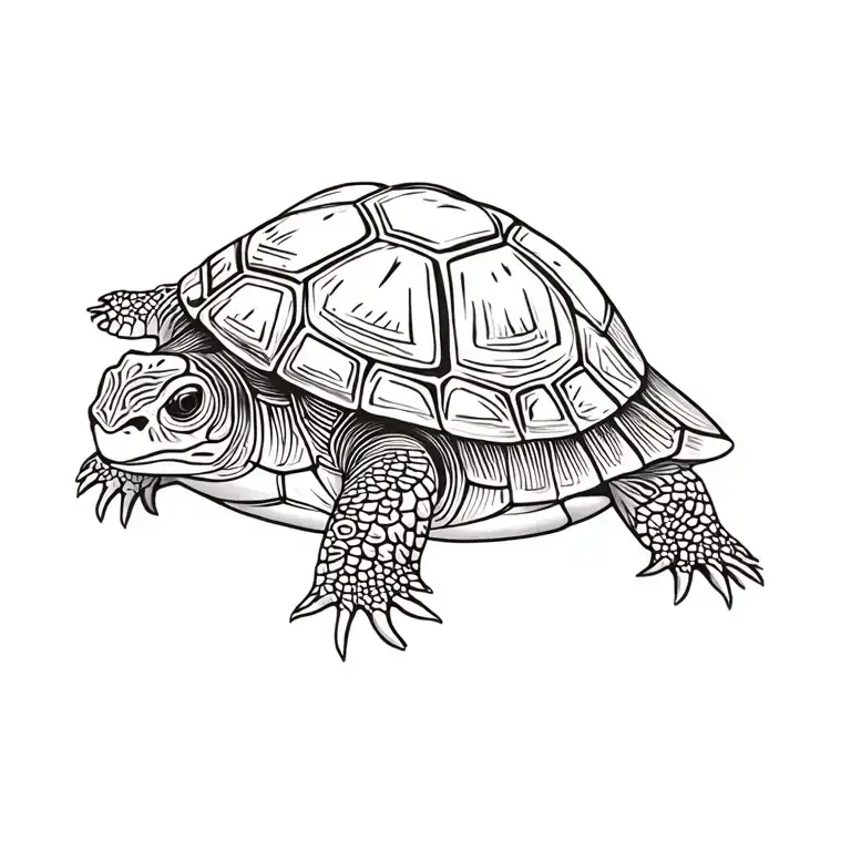 turtle tattoo design idea