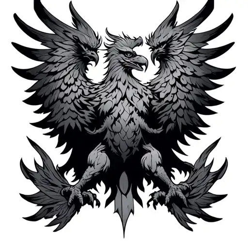 Griffins tattoo design idea