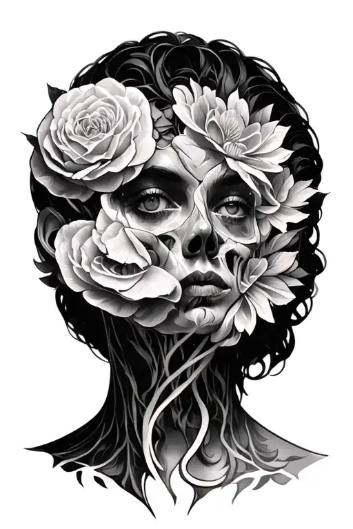 Dissociative Identity Disorder tattoo design idea