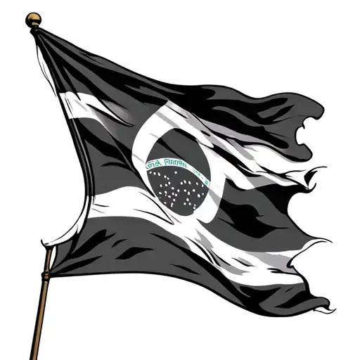 Sao paulo flag with Pernambuco and for flags tattoo design idea