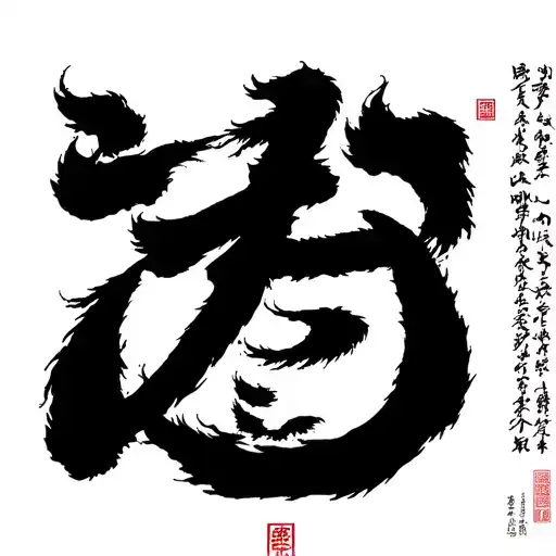 Rengoku with kanji set your heart ablaze tattoo design idea