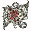 ken carson tattoo design idea