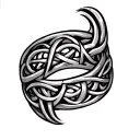 Celtic nots ring finger tattoo design idea