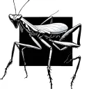 Praying Mantis tattoo design idea