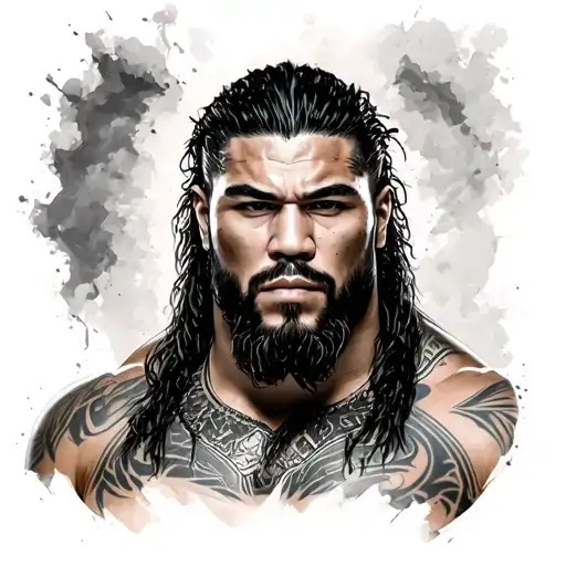 Roman Reigns tattoo design idea