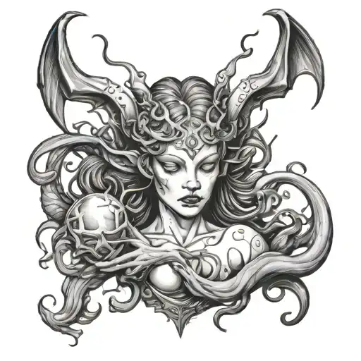 womb succubus womb tattoo tattoo design idea
