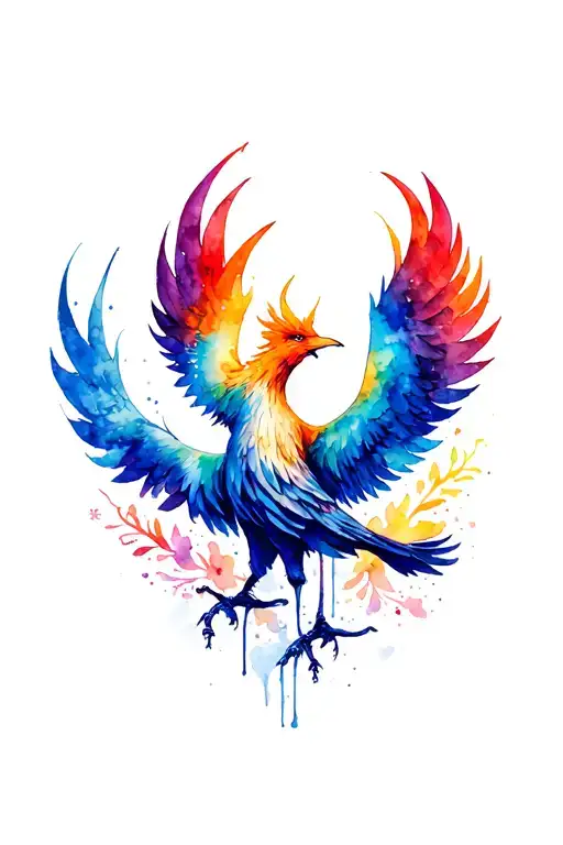 Harry Potter Phoenix tattoo design idea
