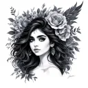 Shivani tattoo design idea