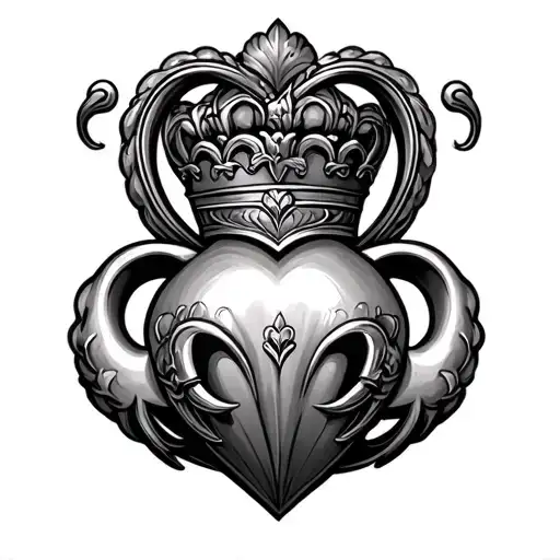 Claddagh tattoo design idea
