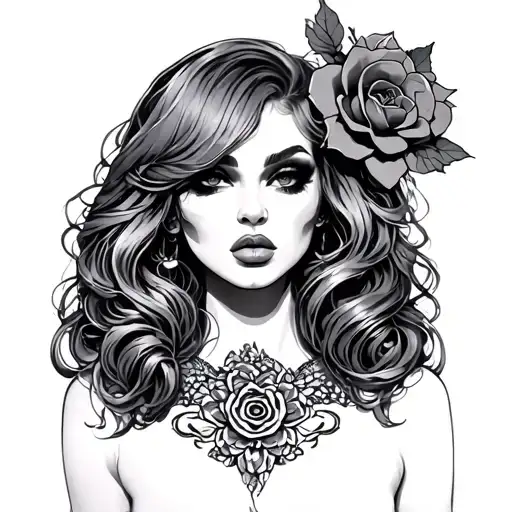 Slut tattoo design idea