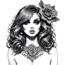 Slut tattoo design idea