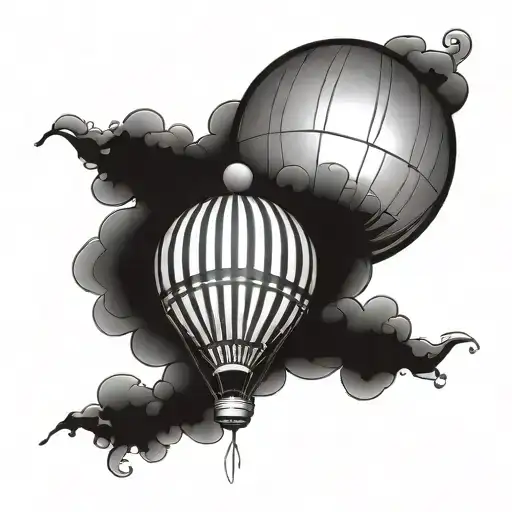 Nf Balloon tattoo design idea