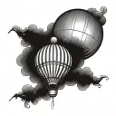 Nf Balloon tattoo design idea