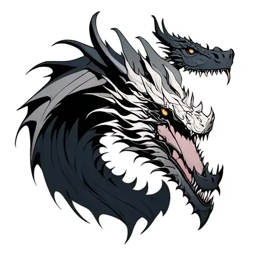 Dragon Slayer tattoo design idea