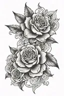 1st wedding anniversary  tattoo design idea