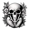 Pubic tattoo design idea