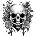 Pubic tattoo design idea