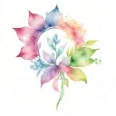 New beginnings, Growth, Harmony inner peace tattoo design idea