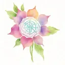 New beginnings, Growth, Harmony inner peace tattoo design idea