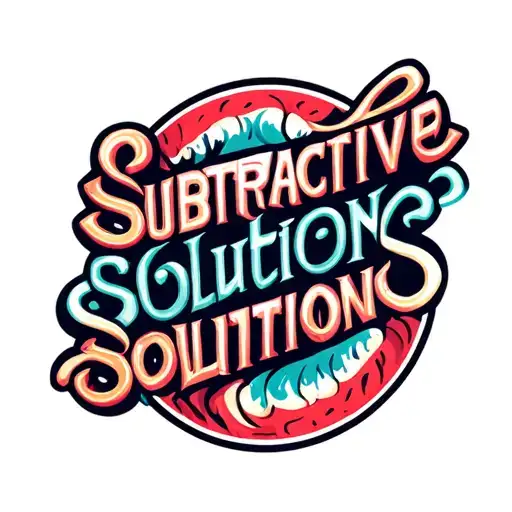 "Subtractive Solutions" "Subtractive Solutions" Shop Logo tattoo design idea