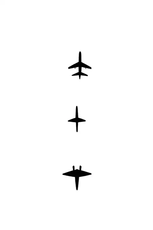 plane that take off from earth tattoo design idea