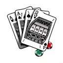 gambling casino influenced tattoo incorporating only slot machines poker cards tattoo design idea