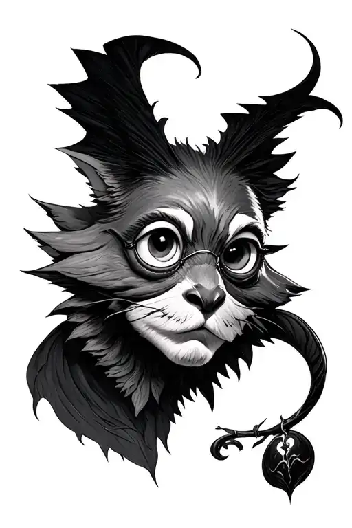 disney studio ghilbi harry potter tattoo design idea