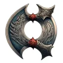 viking axe inspired by venom tattoo design idea