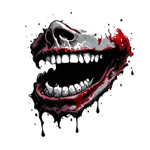 Zombie Bite tattoo design idea