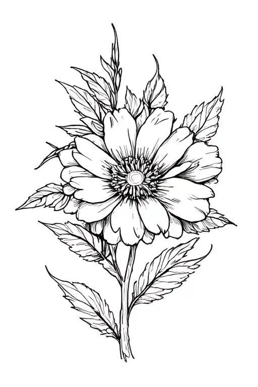 texas state flower tattoo design idea