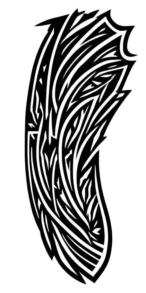 Kinzie family crest bravery, kindness, strength, wisdom, humor, curiosity  tattoo design idea