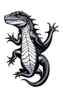reptiles tattoo design idea