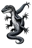 reptiles tattoo design idea