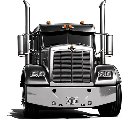 Peterbilt tattoo design idea