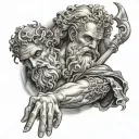 zeus poseidon and hades hand tattoo design tattoo design idea