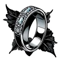Wedding Ring tattoo design idea