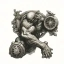 atlas tattoo design idea