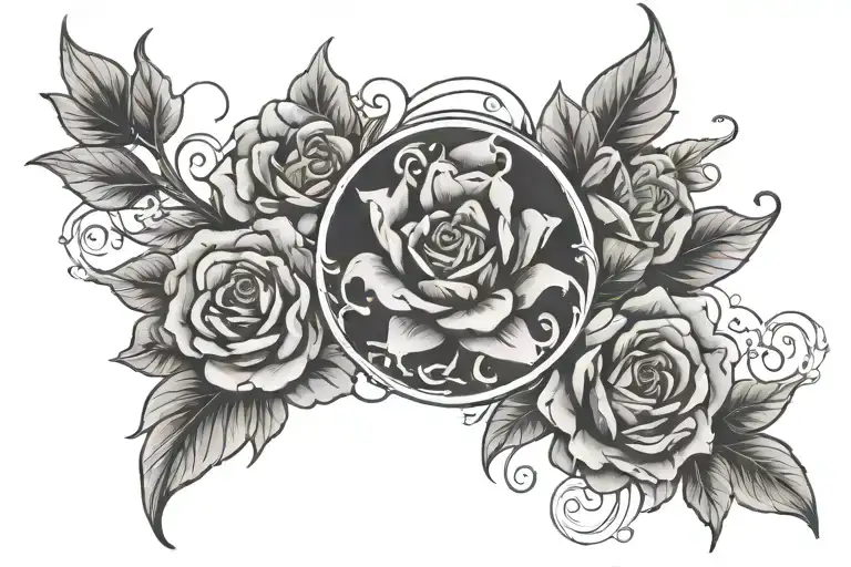 BLESSED tattoo design idea