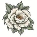 camellia flower for half sleeve tattoo design idea