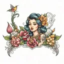 Mariana , jasmine tattoo design idea