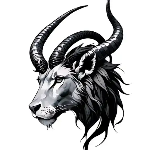 Cancer, Capricorn and leo Combined tattoo design idea