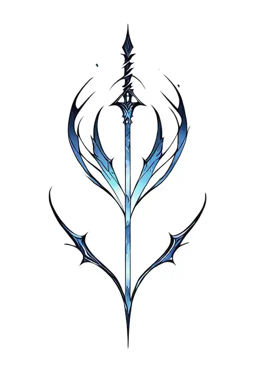 ethereal blade from dota 2  tattoo design idea