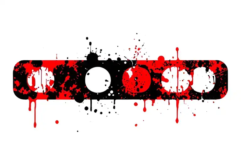 O positive blood type tattoo design idea